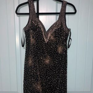 Beaded cocktail dress by Peak designs